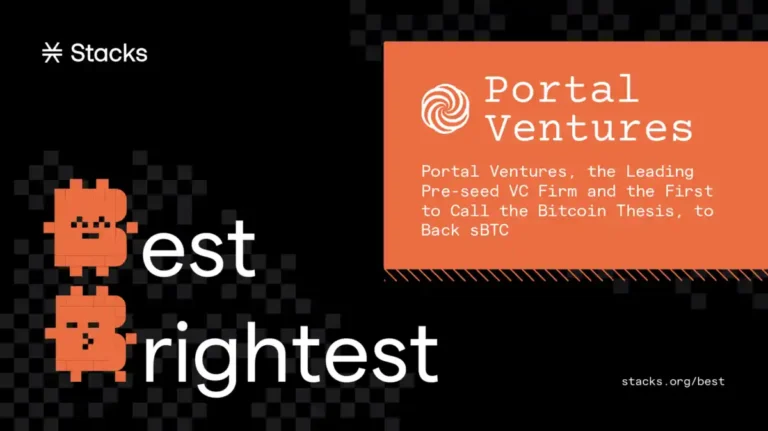 Portal Ventures hỗ trợ sBTC: Đưa Bitcoin lên một tầm cao mới.